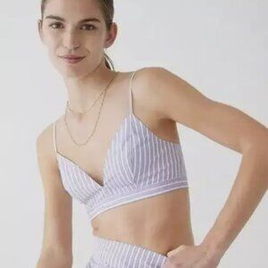 J CREW Marie Marot Bralette Top in Thomas Mason Size 8